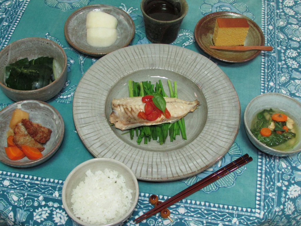 アクアパッツァ・煮物・お味噌汁・浅漬け