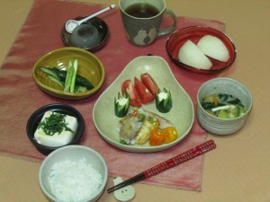 梨と洋梨の夕飯