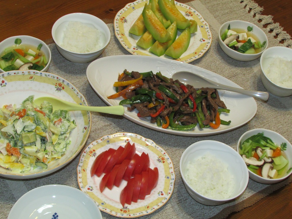 今夜も黄色が多めです