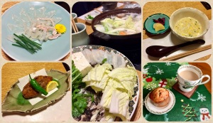 イヴにとらふぐコース♪