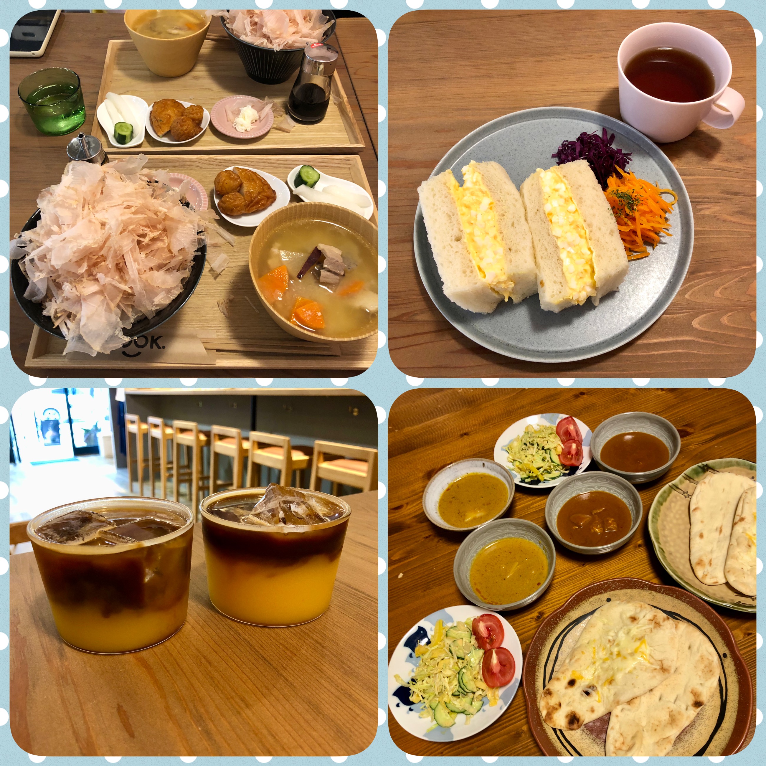 友人のカフェへ