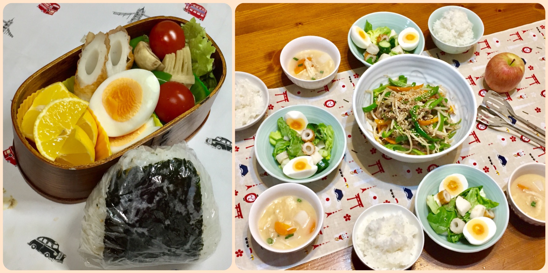 お弁当と夕飯