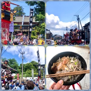 山車デビュー♡