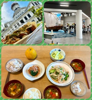 青空の下の龍翔館 青空の下の龍翔館